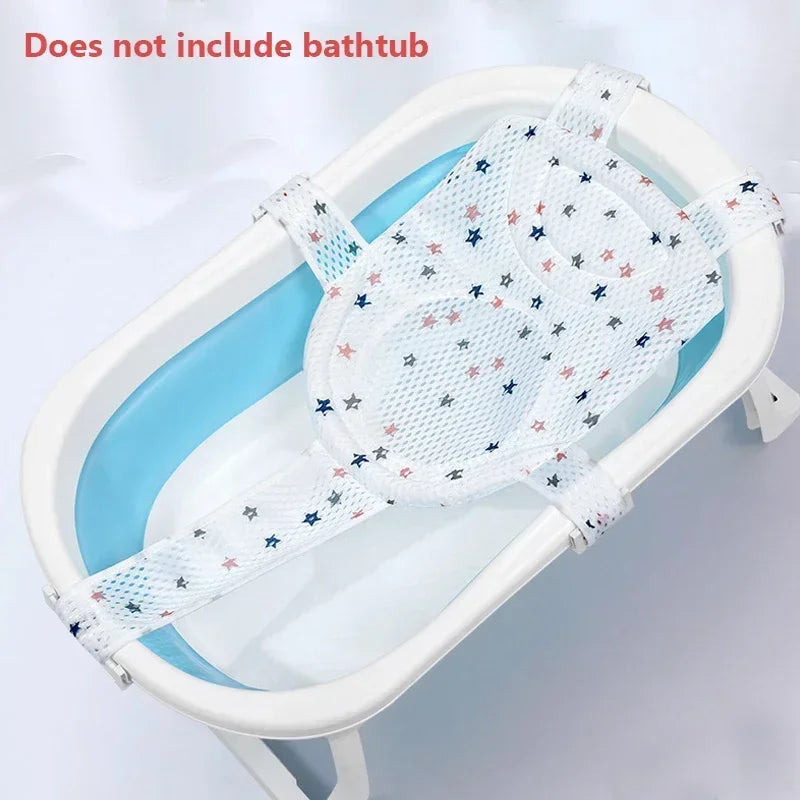 Tragbare Babybadewanne mit integriertem Sitz